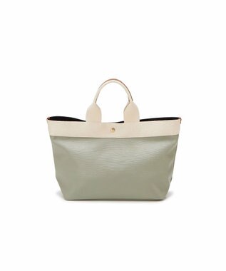 TOPKAPI 【Breath TOPKAPI】リプルネオレザー A4トートバッグ グリーングレー