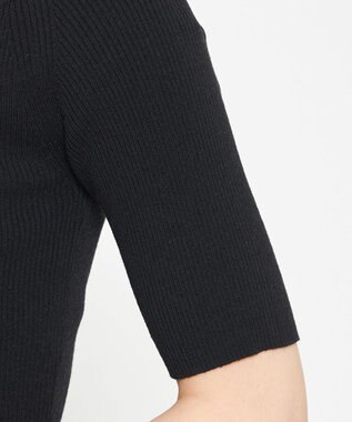 uncrave リネンニット オフショルトップス ブラック