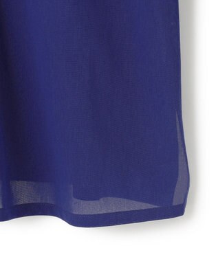 23区 【Oggi9月号掲載/洗える】クリアトリコットジャージー フリルデザイン カットソー ブルー系