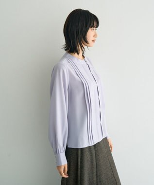 YECCA VECCA タックデザインブラウス Lavender