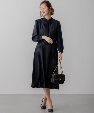 23区 GIOLICA ツイード ショルダーバッグ ブラック×ゴールド