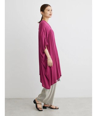 Green Parks プリーツ風カットパンツ Ivory