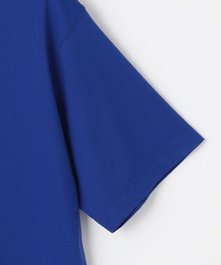 23区GOLF 【23Fondation/MEN】バイカラー モックネックシャツ 余裕のあるサイズ感 着疲れしない ブルー系