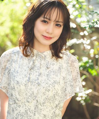 ANY SIS S 【低身長企画】ミニフラワープリント ワンピース アイボリー系