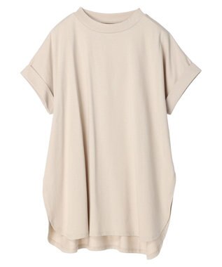 Green Parks 汗じみ防止Ｗカフスフレンチチュニック Light Gray