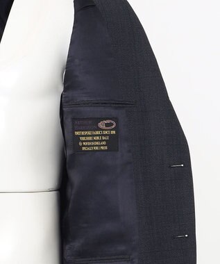 J.PRESS MEN 【WEB・一部店舗限定】グレナカートチェック スーツ ネイビー系4