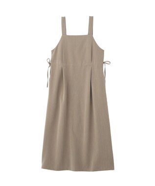 CRAFT STANDARD BOUTIQUE サイドギャザージャンパースカ－ト Gray Beige