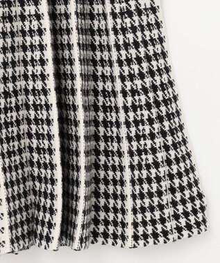 ANY KIDS しあわせタッチ ニット スカート 千鳥格子柄