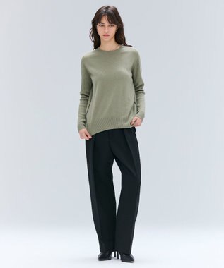 BEIGE， WASCO / 2WAYストレッチウールタックカービーパンツ Black