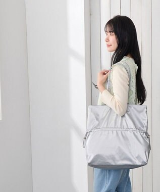 ROOTOTE 3636【シャーリングトート】SC.トール.メタリック-A 01：シルバー