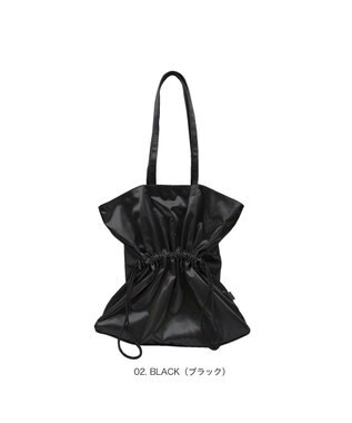 ROOTOTE 3636【シャーリングトート】SC.トール.メタリック-A 02：ブラック