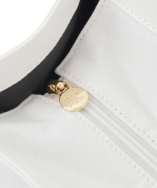 Maison de FLEUR リボンプリントスクエアトートバッグ Black