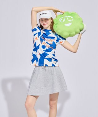 PW CIRCULUS 【WOMEN】裏毛スウェットフレアスカート ゴルフウェア レディース グレー系