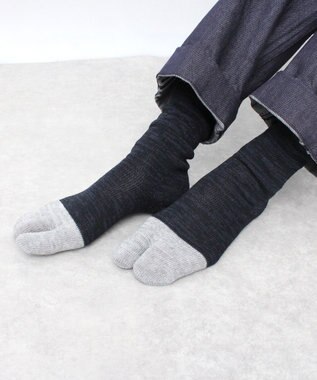 WHITE MAILS 【UNISEX】PAPER COLOR BLOCK 足袋ソックス コン