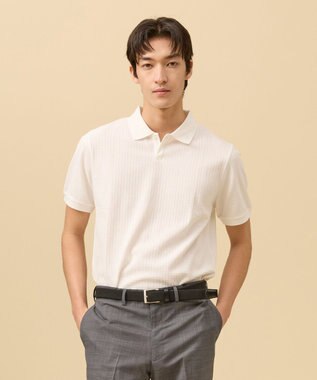 J.PRESS MEN ジャケットインの最適解【接触冷感 / 吸水速乾】【J.PRESS PREMIUM JERSEY】スキッパー ポロシャツ