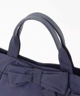 TOCCA 【大人百花掲載】KNOT IN HEART NYLONTOTE M トートバッグ M ネイビー系