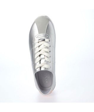 Riz raffinee <Riz raffinee>【le coq sportif×Riz raffinee】厚底スニーカー シルバー