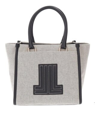 LANVIN en Bleu ヴィジュキャンバス トートバッグ ブラック