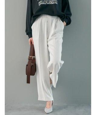 AMERICAN HOLIC 美・美・美センタープレスパンツ Ivory