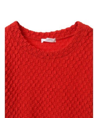 Green Parks ポコポコ５分袖プルオーバー Red