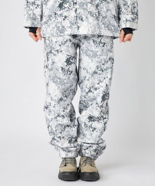 OP／FILA 【ocean pacific】 スノーウェア ワークスタイルカーゴパンツ グレー×プリント