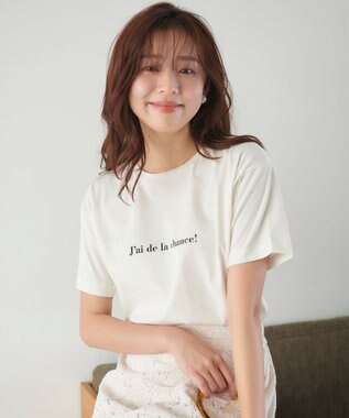 Feroux ロゴプリント Tシャツ ホワイト系