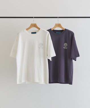 AMERICAN HOLIC 【BEVERLY HILLS POLO CLUB】バックプリントTシャツ Off White