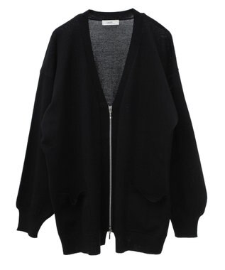 earth music&ecology Ｚｉｐルーズカーディガン Black