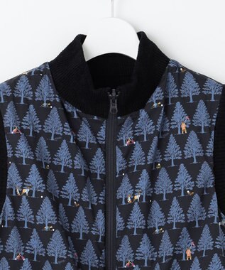 23区GOLF 【WOMEN】ストレッチモール リバーシブル ベスト 1着で2着分のお得感 温度調節に◎ ネイビー系