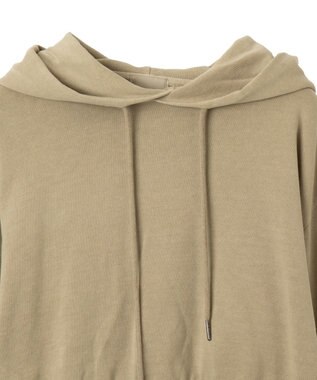 WEGO ピグメントショートグラフィックプルパーカー ベージュ