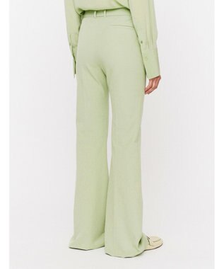 JOSEPH ギャバジンストレッチ　フィットフレアートラウザーズ Matcha