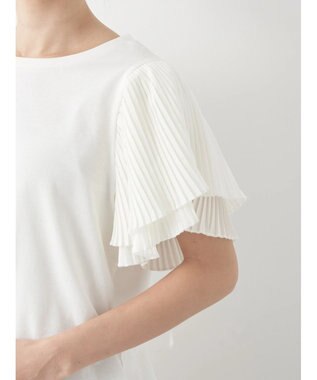 earth music&ecology プリーツフレアプルオーバー Ivory