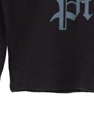 WEGO バタフライプリントロンT ブラック