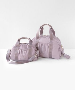 TOCCA 【WEB＆一部店舗限定】【一部カラー撥水・A4サイズ対応】AMIRARE NYLON BOSTON L ボストンバッグ ライラック系