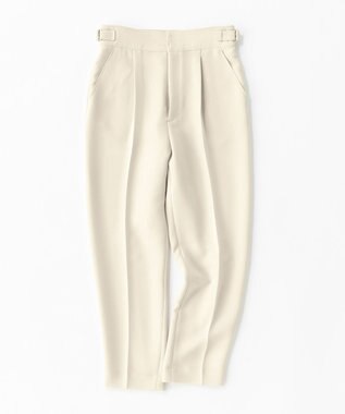 uncrave ウォッシャブル ダブルクロス パンツ エクリュ