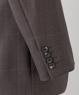 GOTAIRIKU 【ZEGNA/ゼニア】ISLANDFLEECE/アイランドフリース 3ピーススーツ（ブラウン×格子） ダークブラウン系4