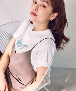 ANY アソートロゴラウンドヘムTシャツ フォト