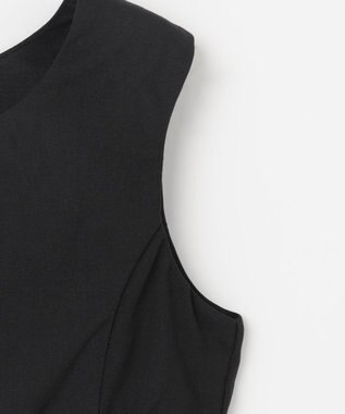 ANY KIDS モノトーン音符ジャンパースカート ブラック