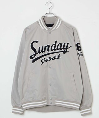 WEGO ワッペンスタジャン ライトグレー