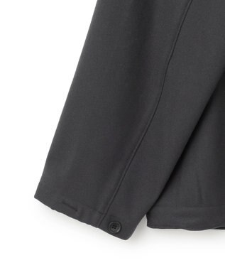 UNFILO MENS 【男女兼用】フラノライク ショートブルゾン [24年秋冬商品] チャコール グレー