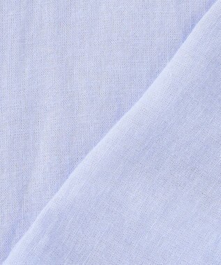 ANY 【手洗い可能】ヨーロピアンリネンギャザーブラウス ライトブルー