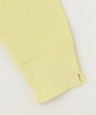 J.PRESS LADIES 【洗える】 ハウストンオーガニック ニット 黄緑系