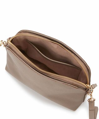 TOPKAPI 【TOPKAPI】ミニエンボスレザー ショルダーバッグ gemdrops ジェムドロップ ミディアムグレー