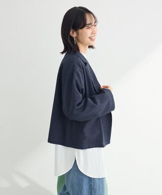 Green Parks ショートジャケット Navy