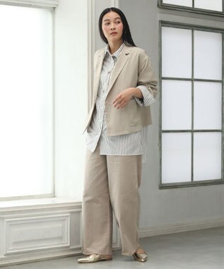 Green Parks ショートジャケット Light Beige