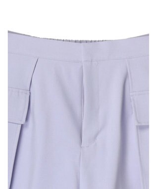 earth music&ecology デザインポケットショートパンツ Purple