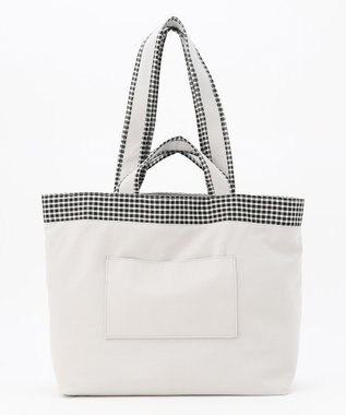 J.PRESS LADIES 【WEB限定・リバーシブル】キルティング トートバッグ 【WEB限定】グレー系