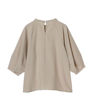 Green Parks 接触冷感　ラグランスリーブブラウス Light Beige