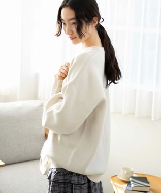 WEGO ジャガードニットプルオーバー ホワイトアイボリー