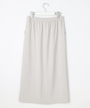 J.PRESS LADIES L 【WEB限定カラーあり・洗える・接触冷感・吸水速乾】Lightジョーゼット ナロー スカート 【WEB限定】グレージュ系